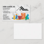 Reinigingsdiensten | Maid | Marmer Visitekaartje (Voorkant / Achterkant)