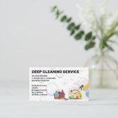 Reinigingsdiensten | Maid Spray | Bubbles Visitekaartje (Staand voorkant)