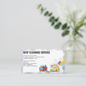 Reinigingsdiensten | Maid Spray | Houding van het  Visitekaartje (Staand voorkant)