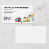 Reinigingsdiensten | Maid Spray | Schone producten Visitekaartje (Voorkant / Achterkant)