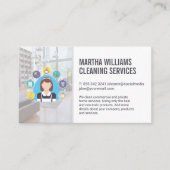 Reinigingsdiensten | Maïde Logo Visitekaartje (Voorkant)