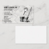 Reinigingsdiensten | Meid Service | Tegels van mar Visitekaartje (Voorkant / Achterkant)