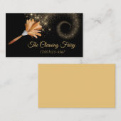 Reinigingsdiensten met reserveverdamper visitekaartje (Voorkant / Achterkant)