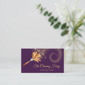 Reinigingsdiensten met reserveverdamper visitekaartje (Staand voorkant)