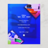 Reinigingsdiensten moderne vlieger flyer (Achterkant)