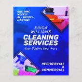 Reinigingsdiensten moderne vlieger flyer (Voorkant)