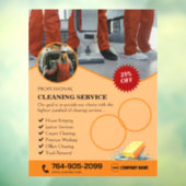 Reinigingsdiensten Ramensticker Raamsticker (Vel 3)