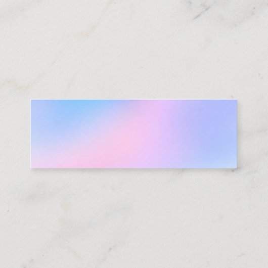 Reinigingsdiensten Roze roze portier van de portie Mini Visitekaartje (Achterkant)