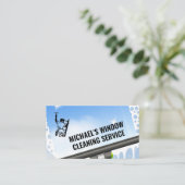 Reinigingsdiensten | Ruitenpaneel Visitekaartje (Staand voorkant)