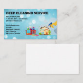 Reinigingsdiensten | Spuiten | Maid Cleaner Visitekaartje (Voorkant / Achterkant)