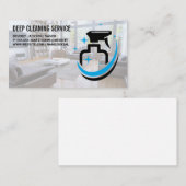 Reinigingsdiensten | Spuitfles Visitekaartje (Voorkant / Achterkant)