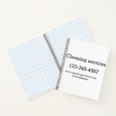 Reinigingsdiensten toevoegen het e-mailadres van d notitieboek (Binnen)