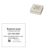 Reinigingsdiensten toevoegen het e-mailadres van d rubberstempel (Gestempeld)