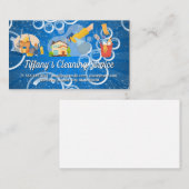 Reinigingsdiensten | Uitrusting en diensten Visitekaartje (Voorkant / Achterkant)