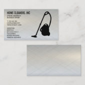 Reinigingsdiensten | Vacuüm Logo Visitekaartje (Voorkant / Achterkant)