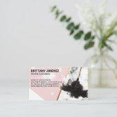 Reinigingsdiensten | Veer Duster | Sparkassen Visitekaartje (Staand voorkant)