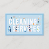 Reinigingsdiensten Visitekaartje (Voorkant)