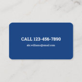 Reinigingsdiensten Visitekaartje (Achterkant)