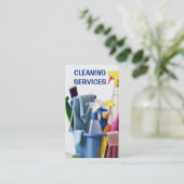 Reinigingsdiensten Visitekaartje (Staand voorkant)