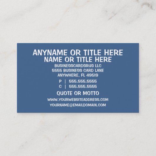 Reinigingsdiensten Visitekaartje (Achterkant)