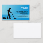 Reinigingsdiensten Visitekaartje Stofzuiger (Voorkant / Achterkant)