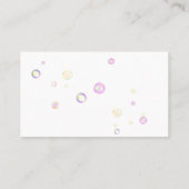 Reinigingsdiensten voor Cartoons in het halfrond v Visitekaartje (Achterkant)