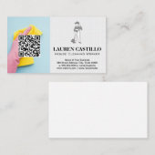 Reinigingsdiensten voor huizen | QR-scan Visitekaartje (Voorkant / Achterkant)