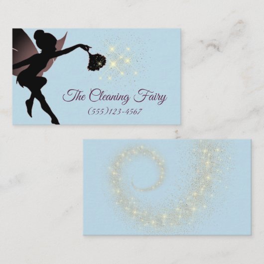 Reinigingsdiensten voor maffia's in reservelanden visitekaartje (Voorkant / Achterkant)