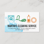Reinigingsdiensten | Zeep Visitekaartje (Voorkant)