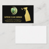 Reinigingsemmer en -ruimte | Spuitfles Visitekaartje (Voorkant / Achterkant)