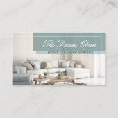 Reinigingshuis - schoonmaakservice Modern Visitekaartje (Voorkant)