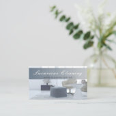 Reinigingshuis - schoonmaakservice Modern Visitekaartje (Staand voorkant)