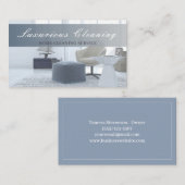 Reinigingshuis - schoonmaakservice Modern Visitekaartje (Voorkant / Achterkant)