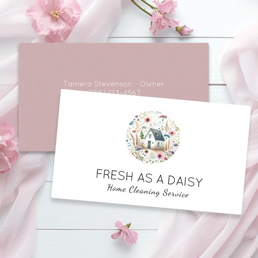 Reinigingshuis - schoonmaakservice Modern Visitekaartje