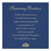 Reinigingsmantra Poster (Voorkant)