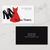 Reinigingsmiddelen Droge reinigingswijziging Aanvu Visitekaartje (Voorkant / Achterkant)