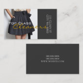 Reinigingsmiddelen Droge reinigingswijziging Aanvu Visitekaartje (Voorkant / Achterkant)