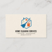 Reinigingsmiddelen | Home Services Visitekaartje (Voorkant)