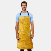 Reinigingsoppervlak waterrimpelvloeistof schort (Gedragen)