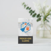 Reinigingspictogrammen | Maid Visitekaartje (Staand voorkant)