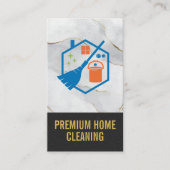 Reinigingspictogrammen | Maid Visitekaartje (Voorkant)