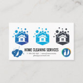 Reinigingspictogrammen Visitekaartje (Voorkant)