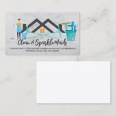 Reinigingsproducten | Schoonmaak in vloeibare vorm Visitekaartje (Voorkant / Achterkant)