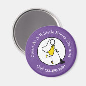 Reinigingsservice Aangepaste zakelijke Magneten (Voorkant / Achterkant)