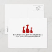 Reinigingsservice Briefkaart (Voorkant / Achterkant)