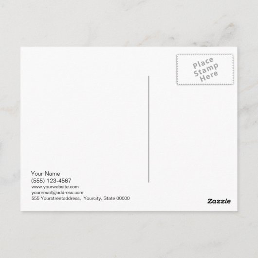 Reinigingsservice Briefkaart (Achterkant)