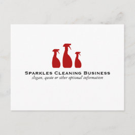 Reinigingsservice Briefkaart