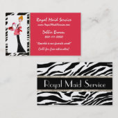 Reinigingsservice Diva-Visitekaartjes Visitekaartje (Voorkant / Achterkant)