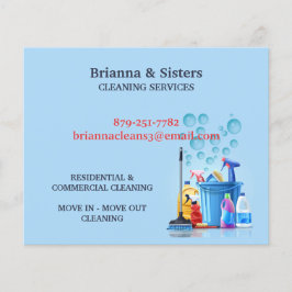 Reinigingsservice Flyer