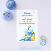 Reinigingsservice Flyer (Enkel)